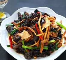 Scallion Braised Black Mushroom Egg