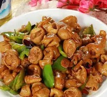 Stir-fried Intestines with Soy Sauce