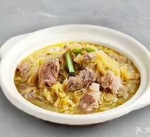 Sour Cabbage Boneless Pork Hot Pot