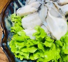 Fresh Oyster and Locust Dish