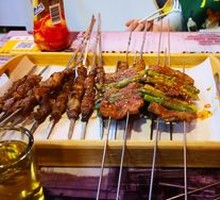 Garlic Shoots with Lamb Ribs