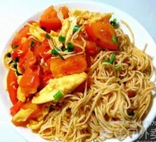 Egg Tomato Fried Noodles