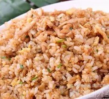 Sliced Pickle and Pork Fried Rice