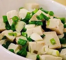 Tofu with Green Onion