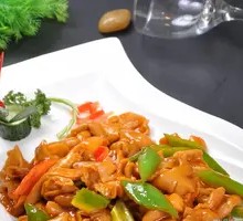 Stir-fried Intestines with Soy Sauce