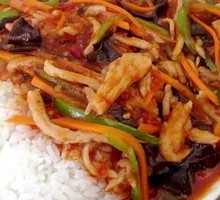 Fish-Flavored Shredded Pork Rice Bowl