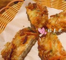 Tempura Vegetable Shrimp Cake