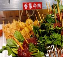 Cilantro Beef Skewers Hot Pot