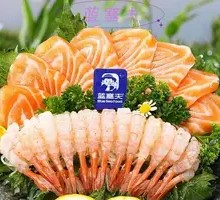 Salmon and Sweet Shrimp Platter