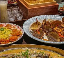 Braised Yellow Croaker with Rice Cake