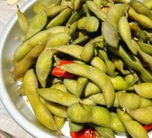 Mustard-Flavored Edamame