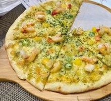 Fresh Shrimp Pizza