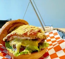 Bacon Cheese Egg Burger