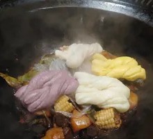 Flower Bun with Corn Cake