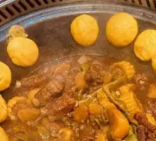 Pork Rib and Chicken Foot Stew