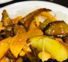 Three Fresh Vegetables Rice Bowl