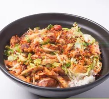 Honey-glazed BBQ Rice Bowl
