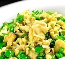 Egg with Green Pepper