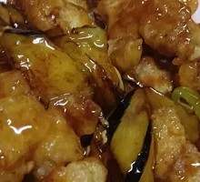 Braised Pork and Eggplant Rice