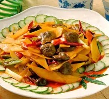 Yellow Mushroom Potato Slices