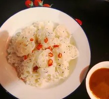 Sesame Sauce Lotus Root with Sticky Rice