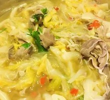 Pork Belly Sauerkraut Noodle Pot