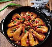 Fresh Shrimp Pot