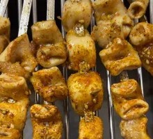 Grilled Lamb Heart Intestine