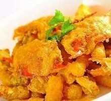 Egg Yolk Baked Crab