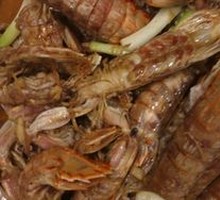 Oil-Braised Paddle Shrimp