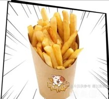 Fries with Two Ketchup Packets