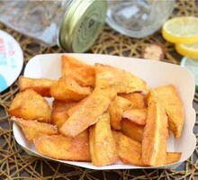 Glazed Sweet Potato with Plum Powder