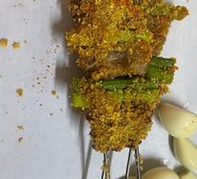 Garlic Shoots with Lamb Ribs