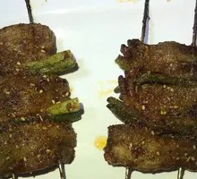 Garlic Shoots with Lamb Ribs