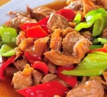 Bell Pepper Beef Heart Stir-fry