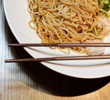 Shrimp and Scallion Oil Noodles