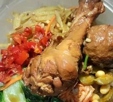 Chicken Lion Head Rice Bowl