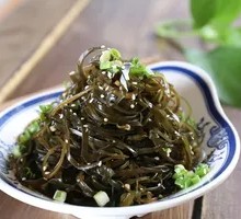 Cold-mixed kelp strands
