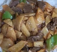 Beef and Potato Rice Bowl