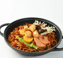 Spicy Mixed Vegetable Noodles
