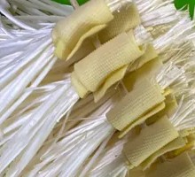 Fried Enoki Mushrooms