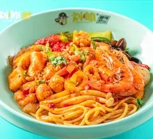 Two-Color Mixed Beef Tendon Noodles