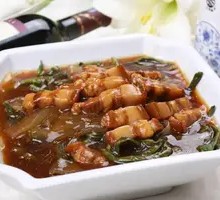 Braised Pork with Dried Green Beans