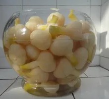 Sweet Pickled Garlic