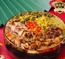 Double Pork and Intestine Braised Rice with Chopped Pepper