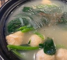 Spinach Vermicelli Dumplings