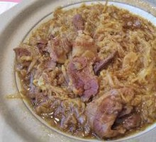 Braised Pork Belly with Pickled Cabbage