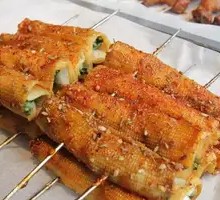 Stuffed Tofu Skin Rolls