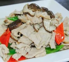 Shiitake Mushroom and Pork Slices