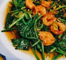 虾仁菠菜